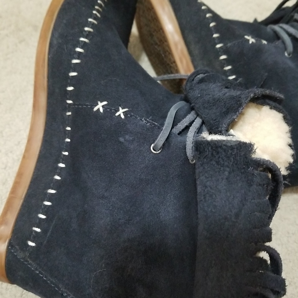 Koolaburra By Ugg Wedge Fringe Boot Size 10. Boot… - image 6